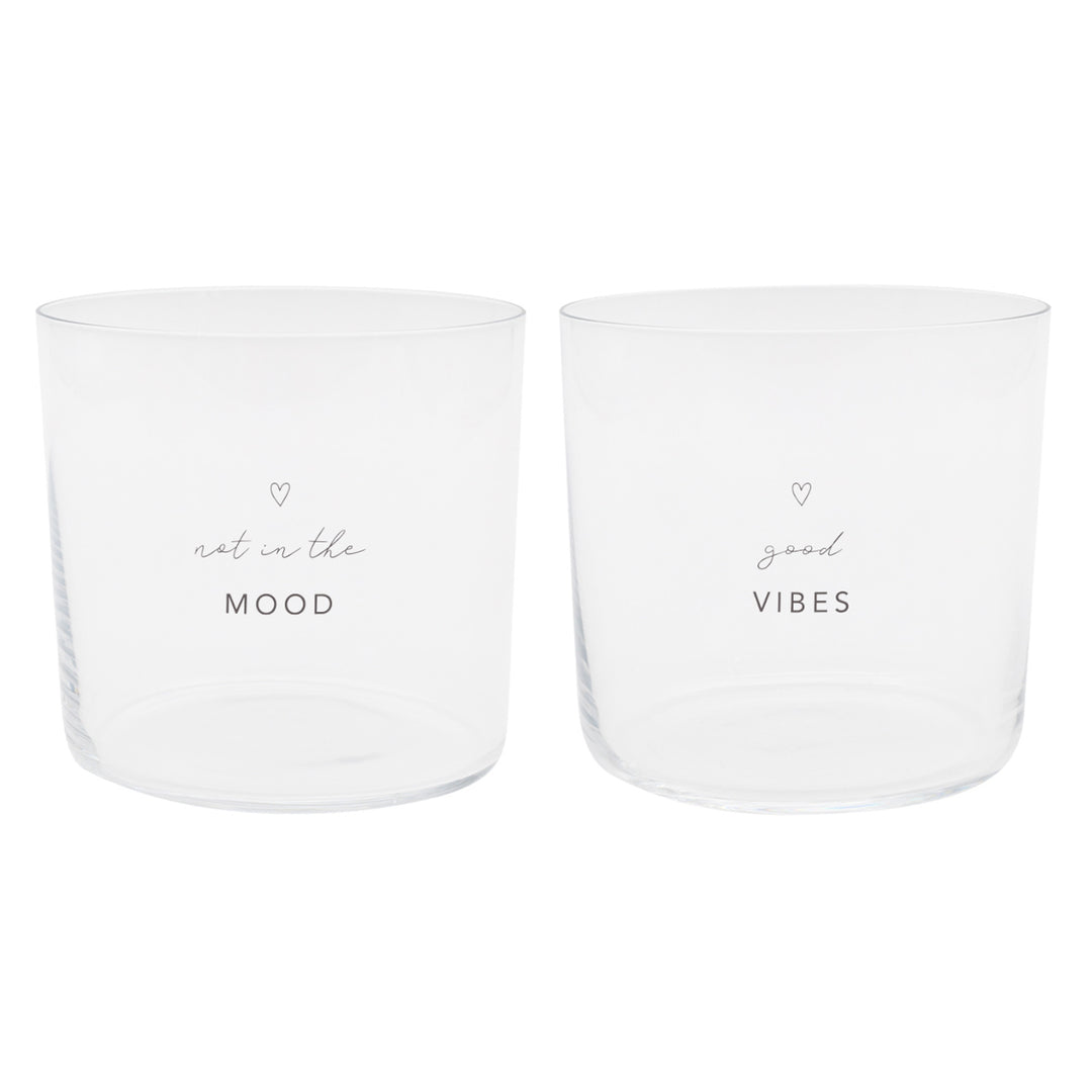 drinking glass in a set of 2 - Mood