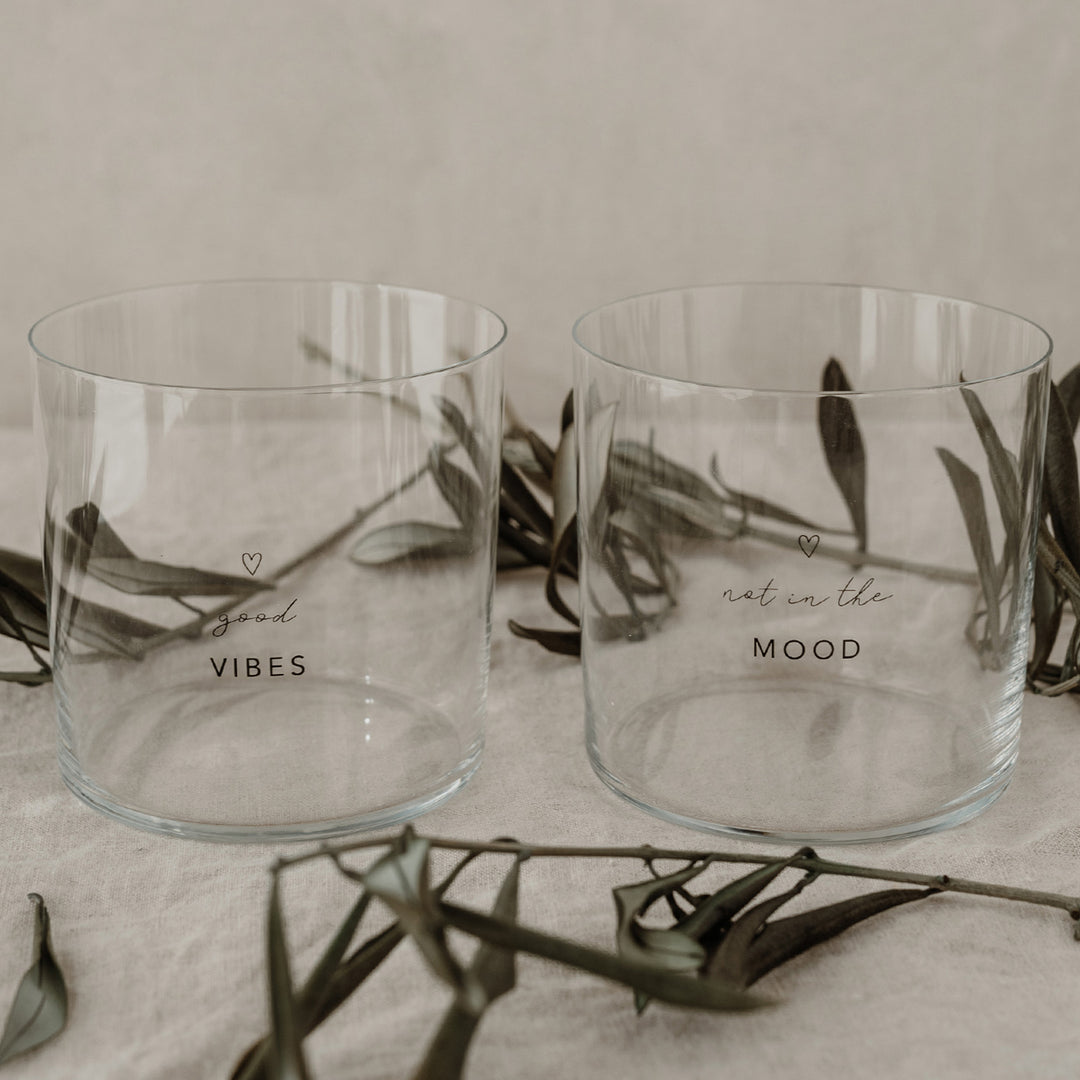 drinking glass in a set of 2 - Mood