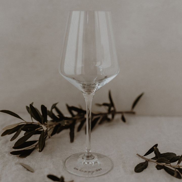 wine glass - Oh happy day
