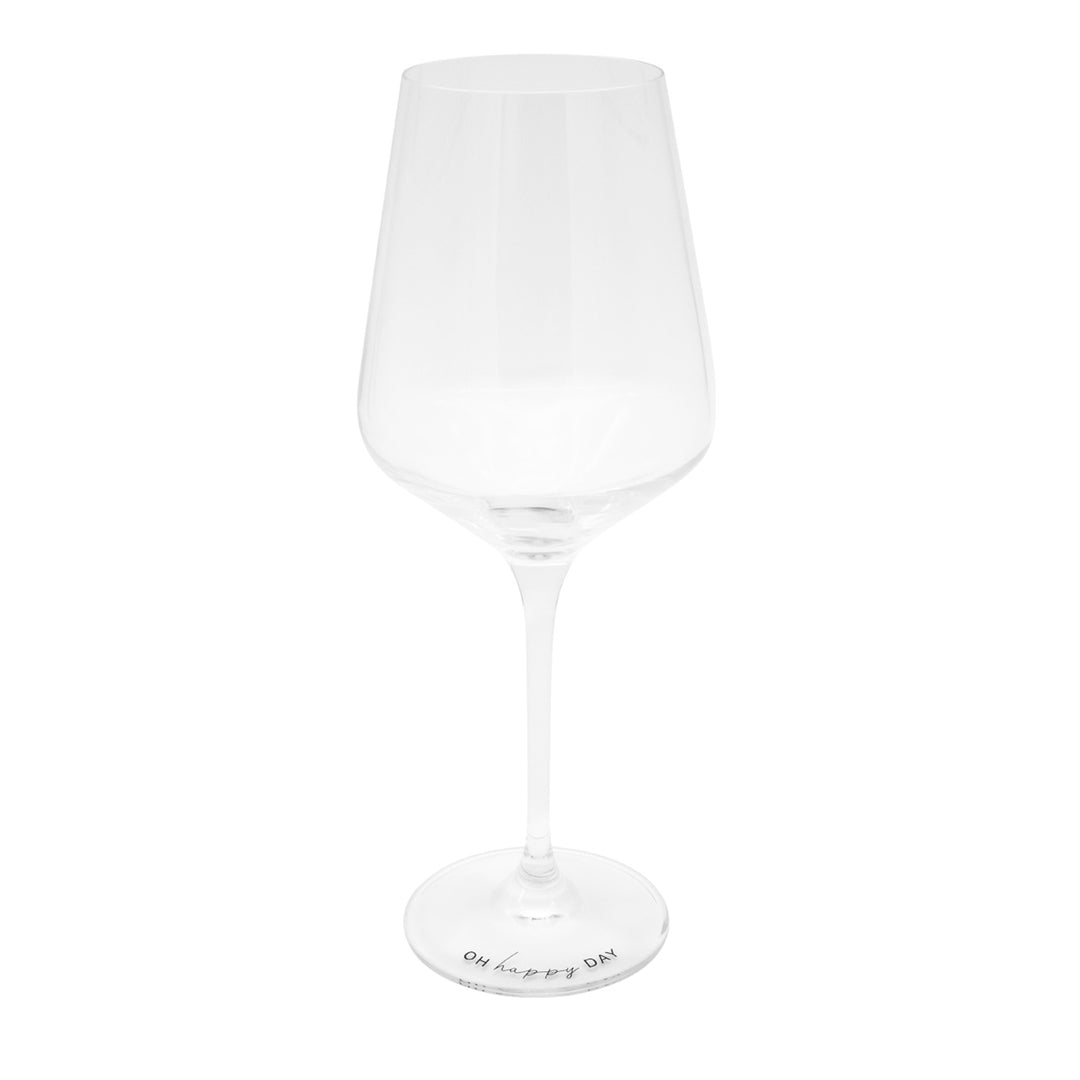 wine glass - Oh happy day