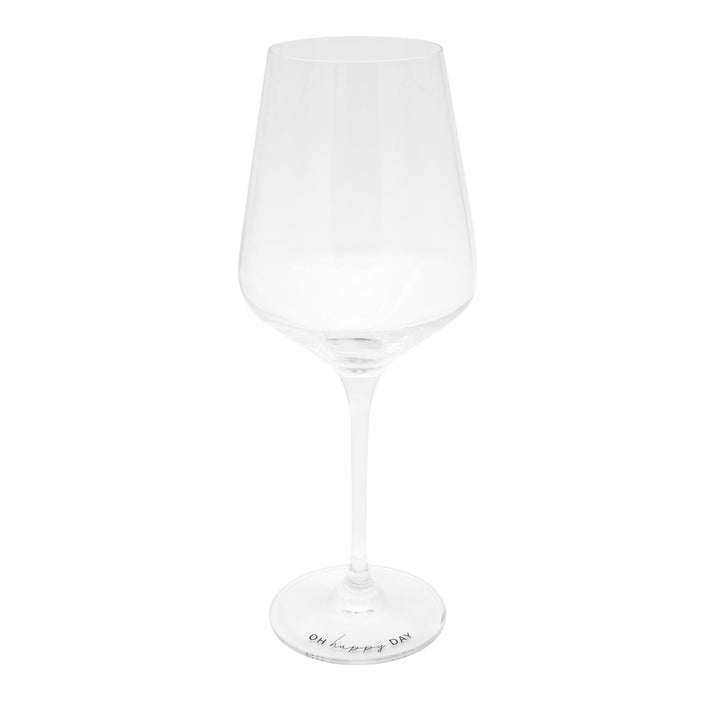 wine glass - Oh happy day