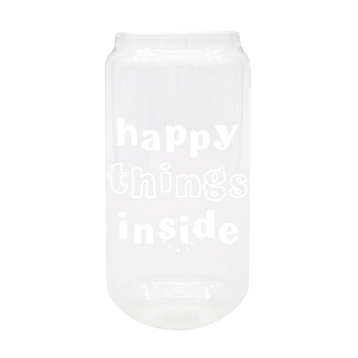 Tall Drinking Glass - Happy Things