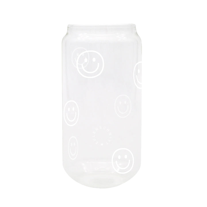 Tall Drinking Glass - Smileys