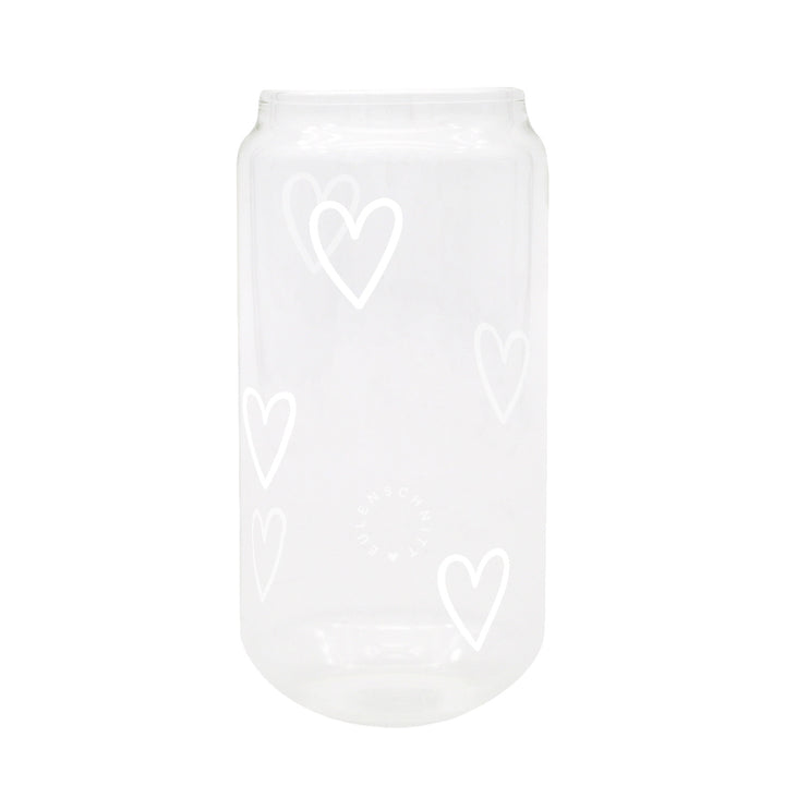 Tall Drinking Glass - Hearts