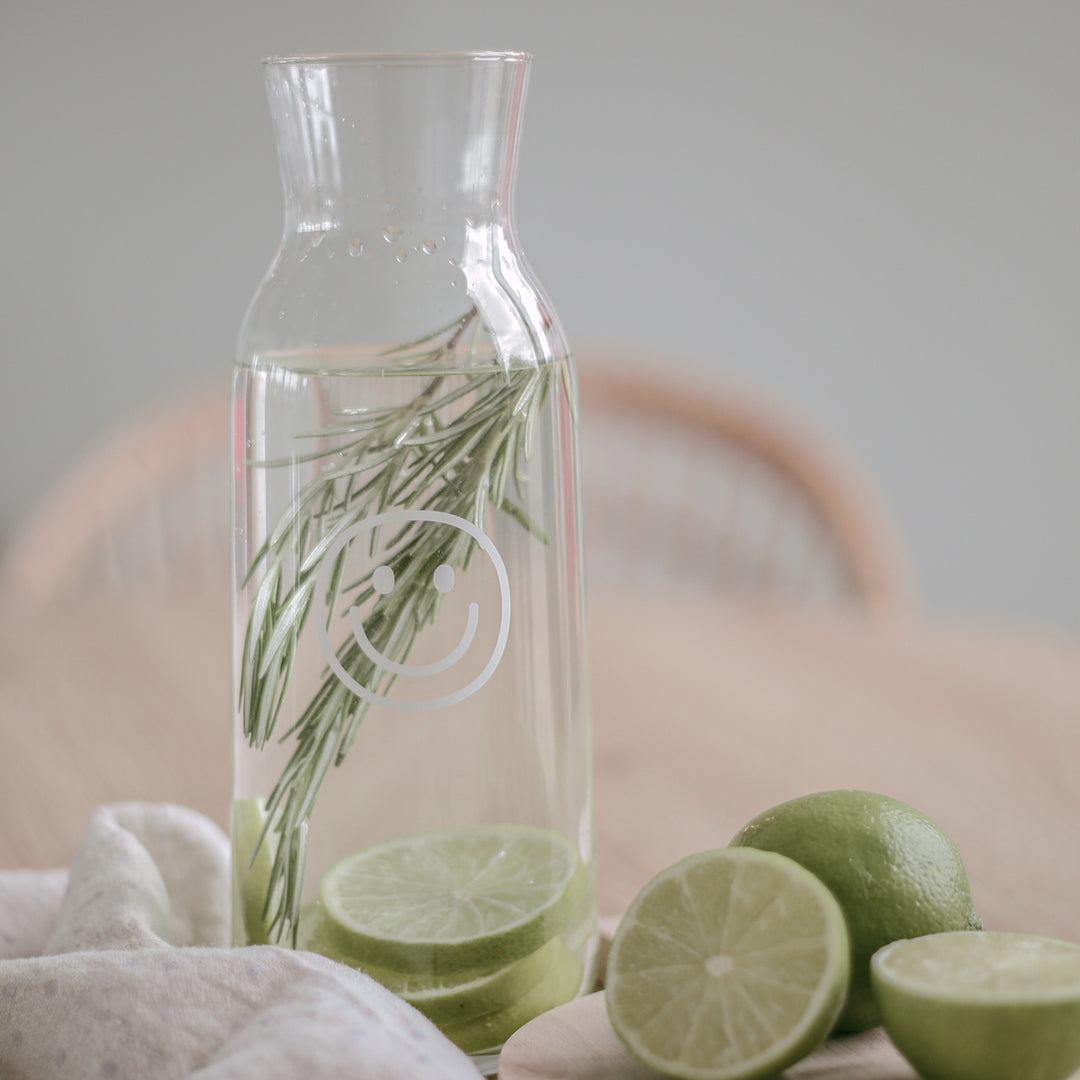 Carafe - Smiley white