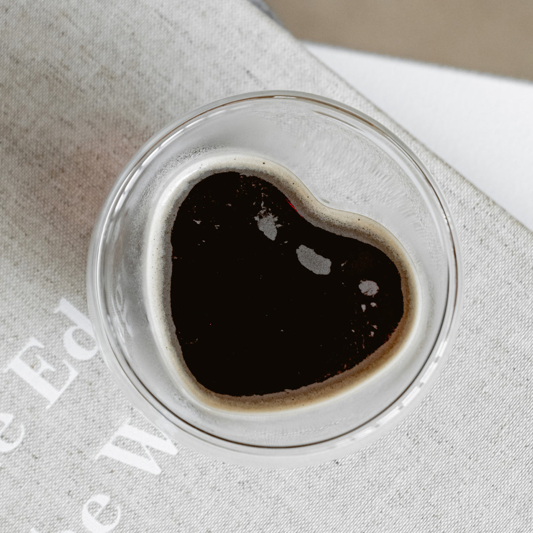 Double-walled heart glass 250 ml