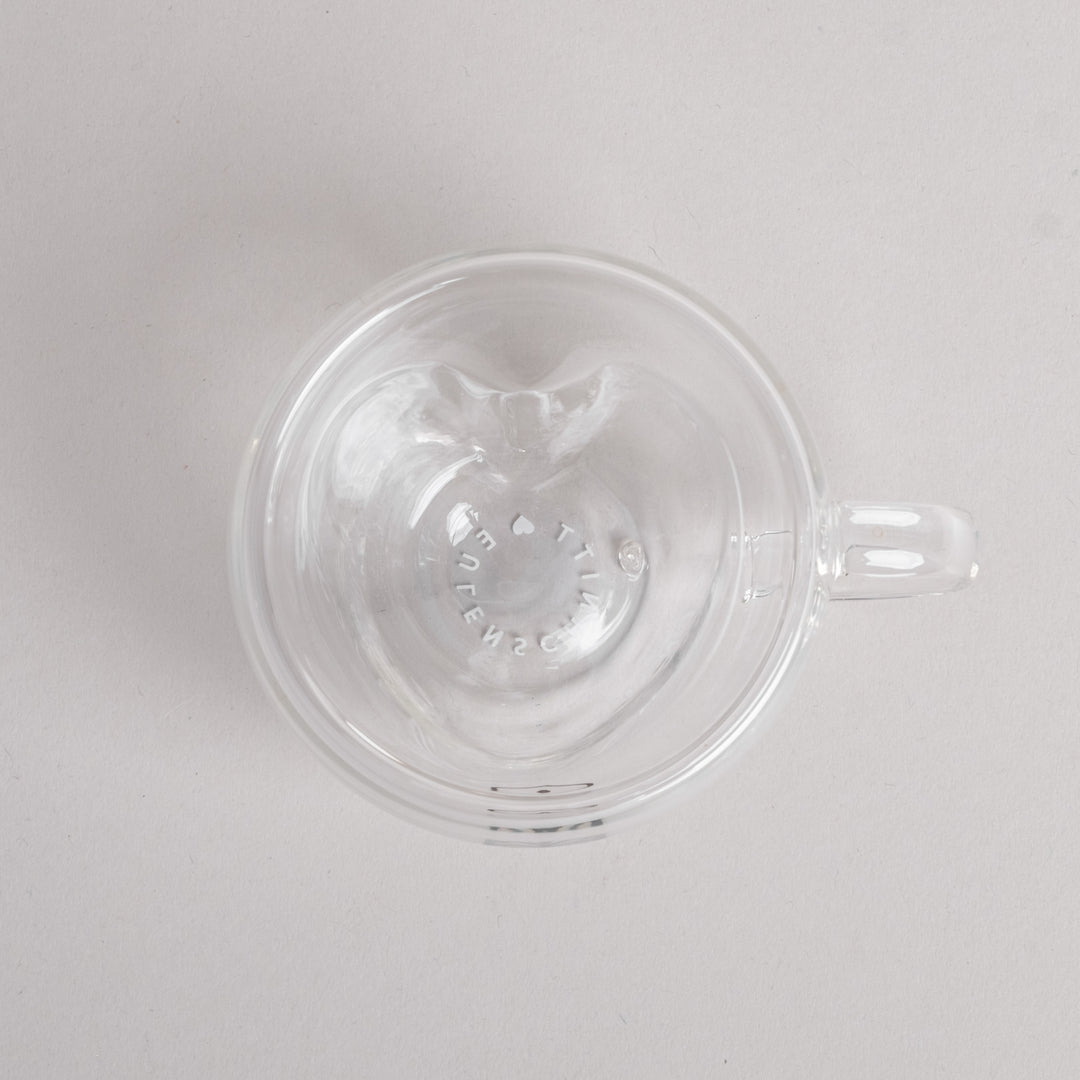 Double-walled heart glass 250 ml