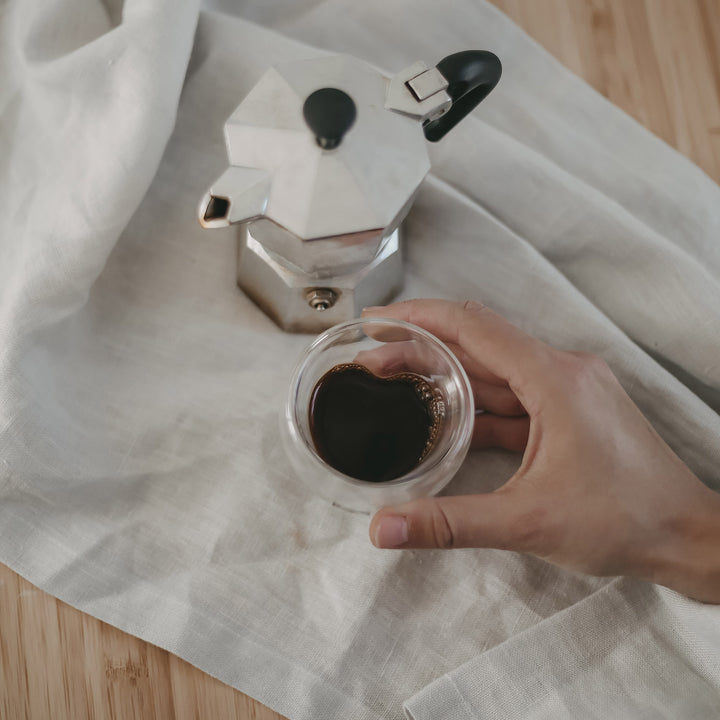 Double-walled heart glass 250 ml