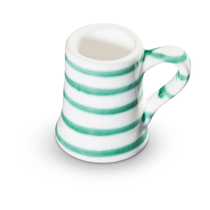 Grün Geflammt, Stamperl (H: 5,5cm)