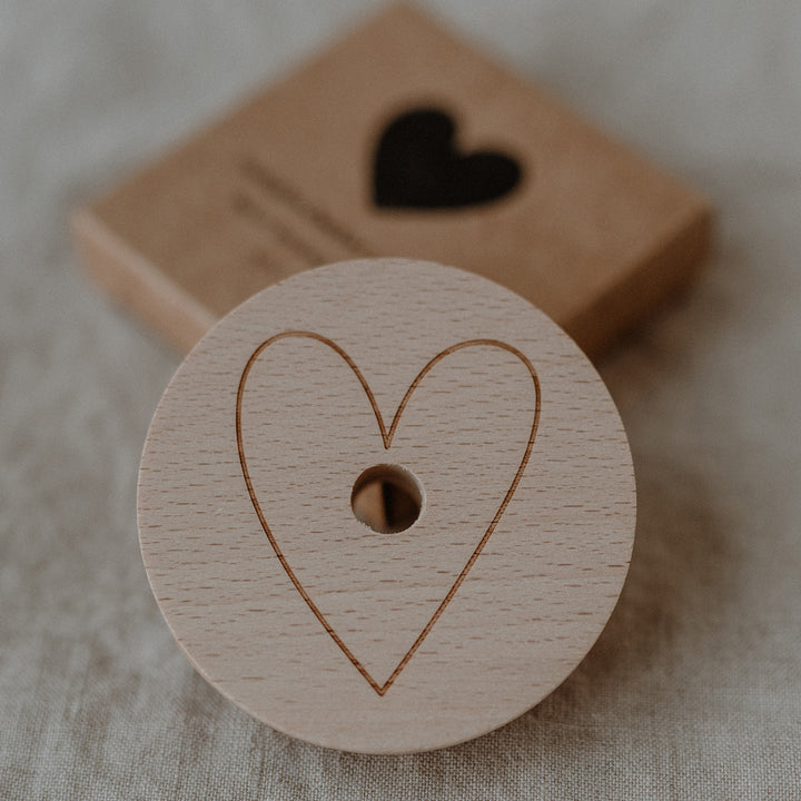 Lid for Tall Drinking Glass - Heart