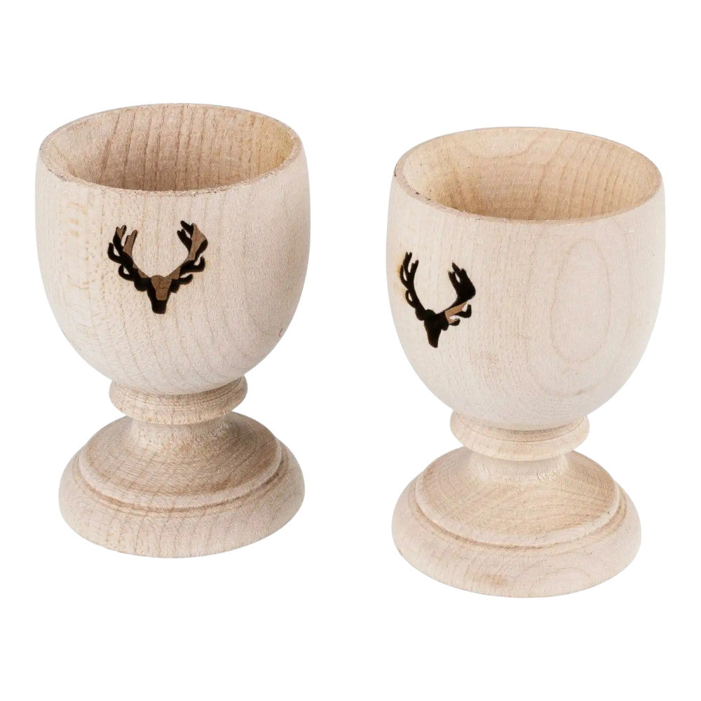 Egg cup made of maple wood approx. 4.5 x 6 cm