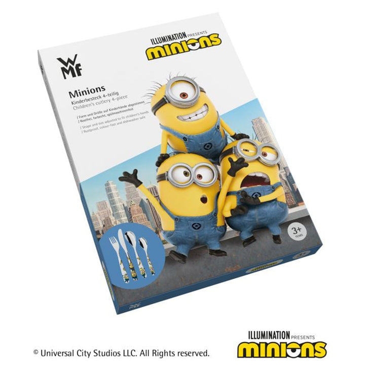 Minions® children's cutlery set, 4 pieces