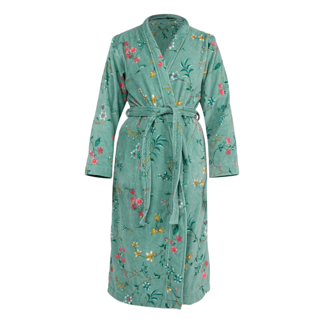 Bademantel Les Fleurs Grün