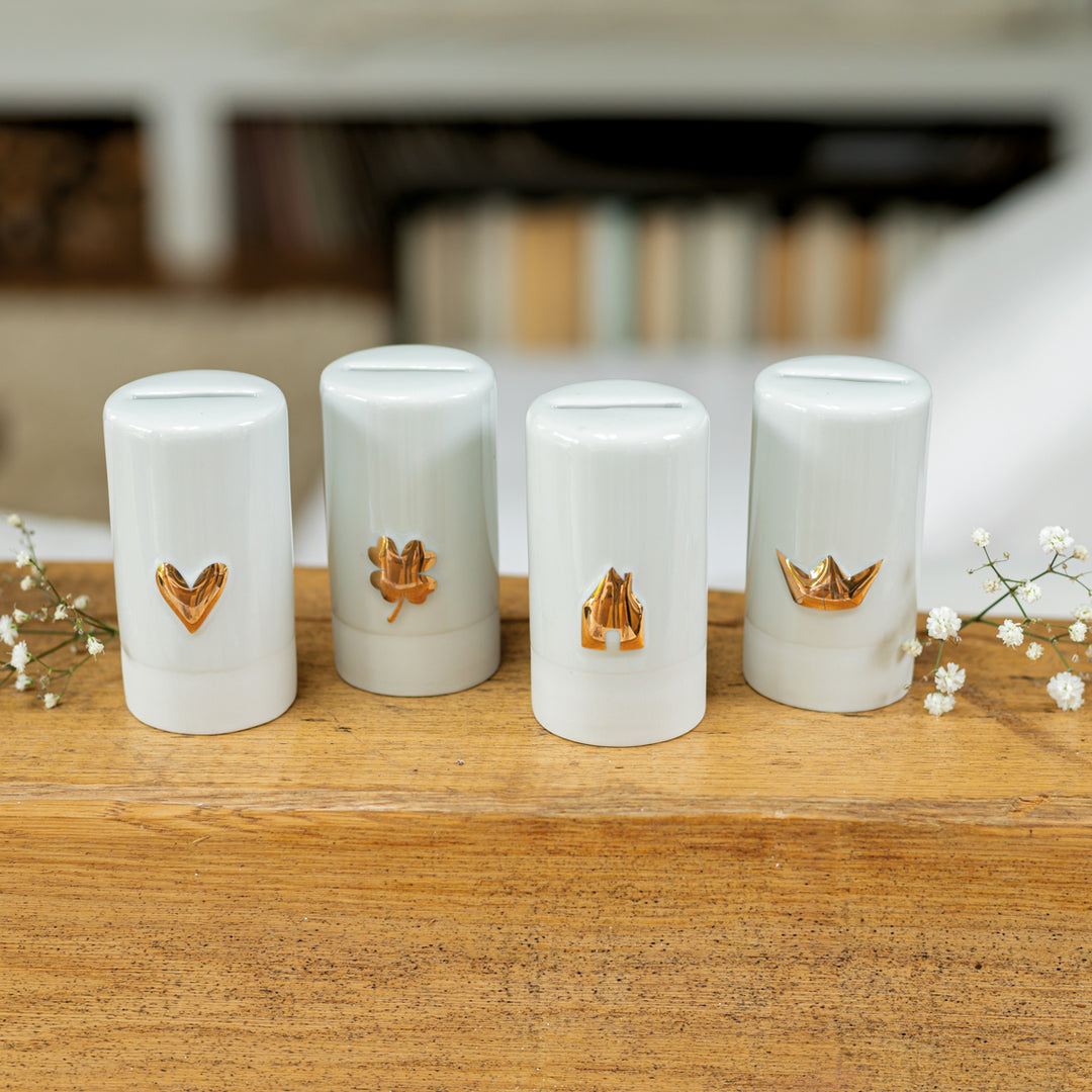 Geldsegen Spardose  "Herz"