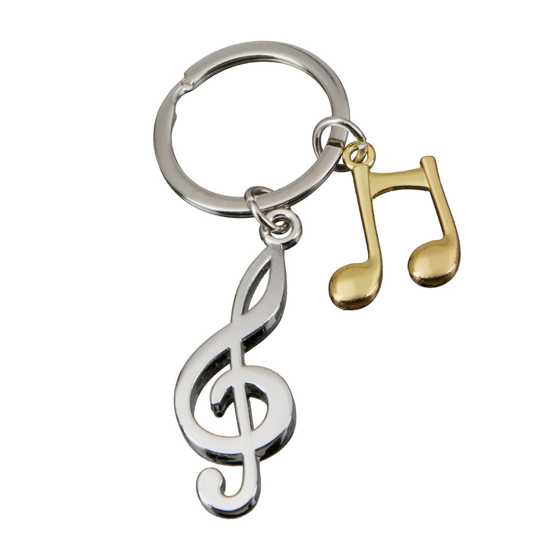 metal keychain 'music clef'