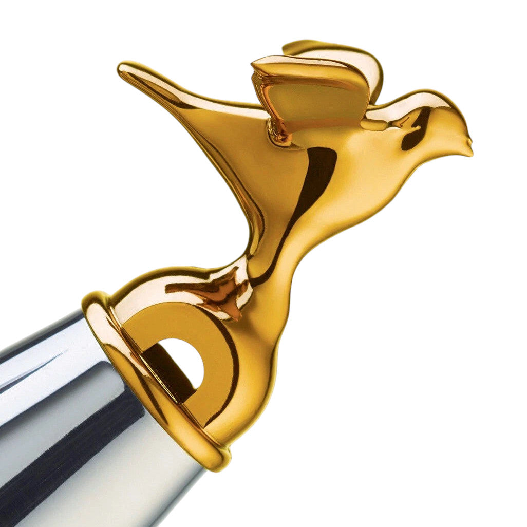 Alessi Ersatzflöten Vogel gold zu Michael Graves Wasserkessel