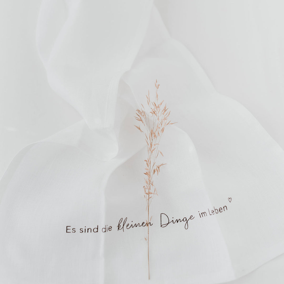 Leinen Geschirrtücher Sprüche im 2er Set