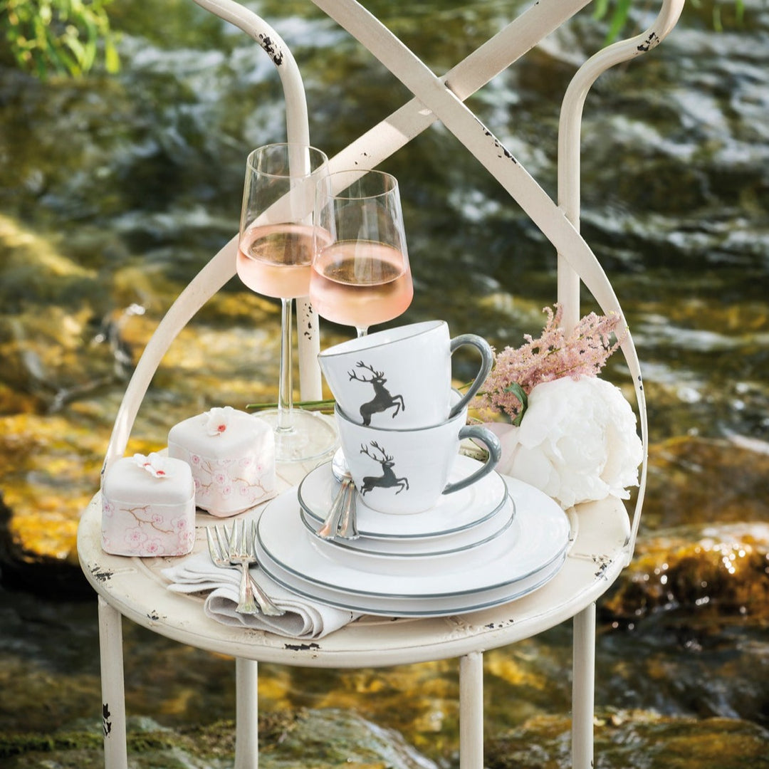 Grauer Hirsch, Saucer Cappuccino (Ø14cm)