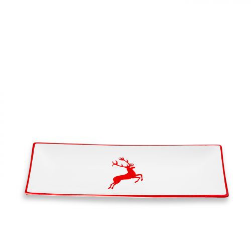 Ruby Red Deer, Rectangular Plate (36x15cm)