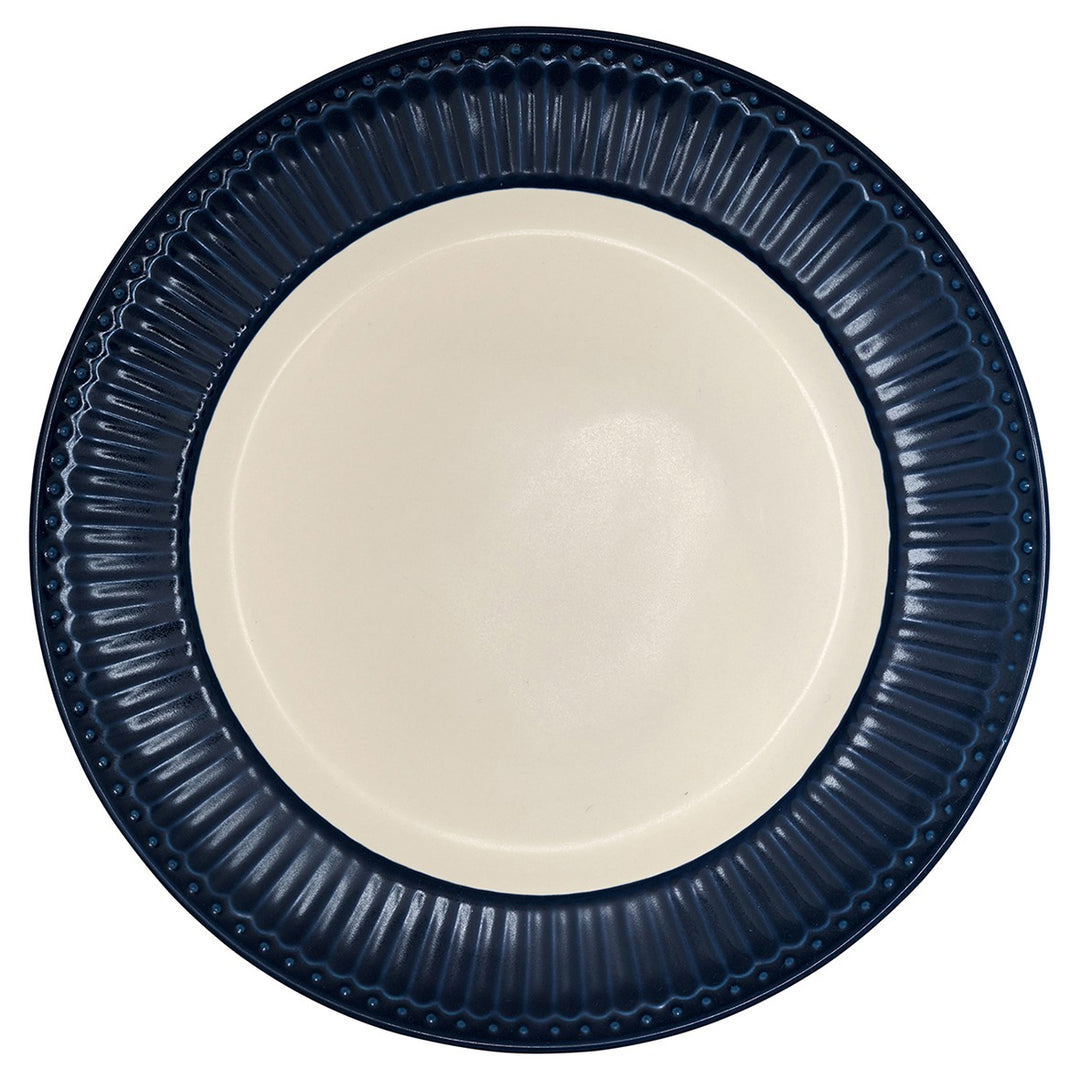 dinner plate Alice dark blue
