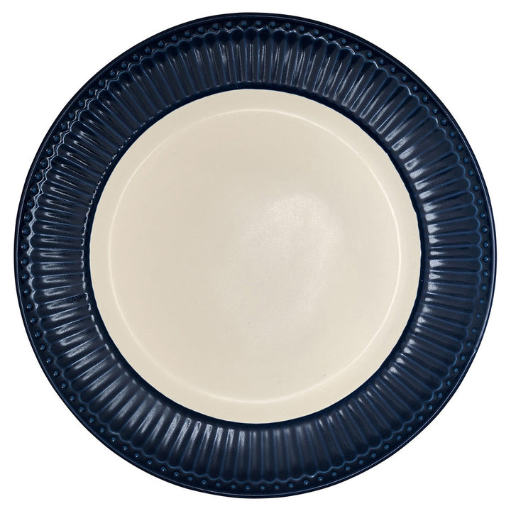 dinner plate Alice dark blue