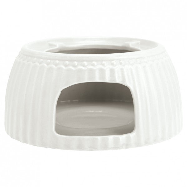 tea warmer Alice white