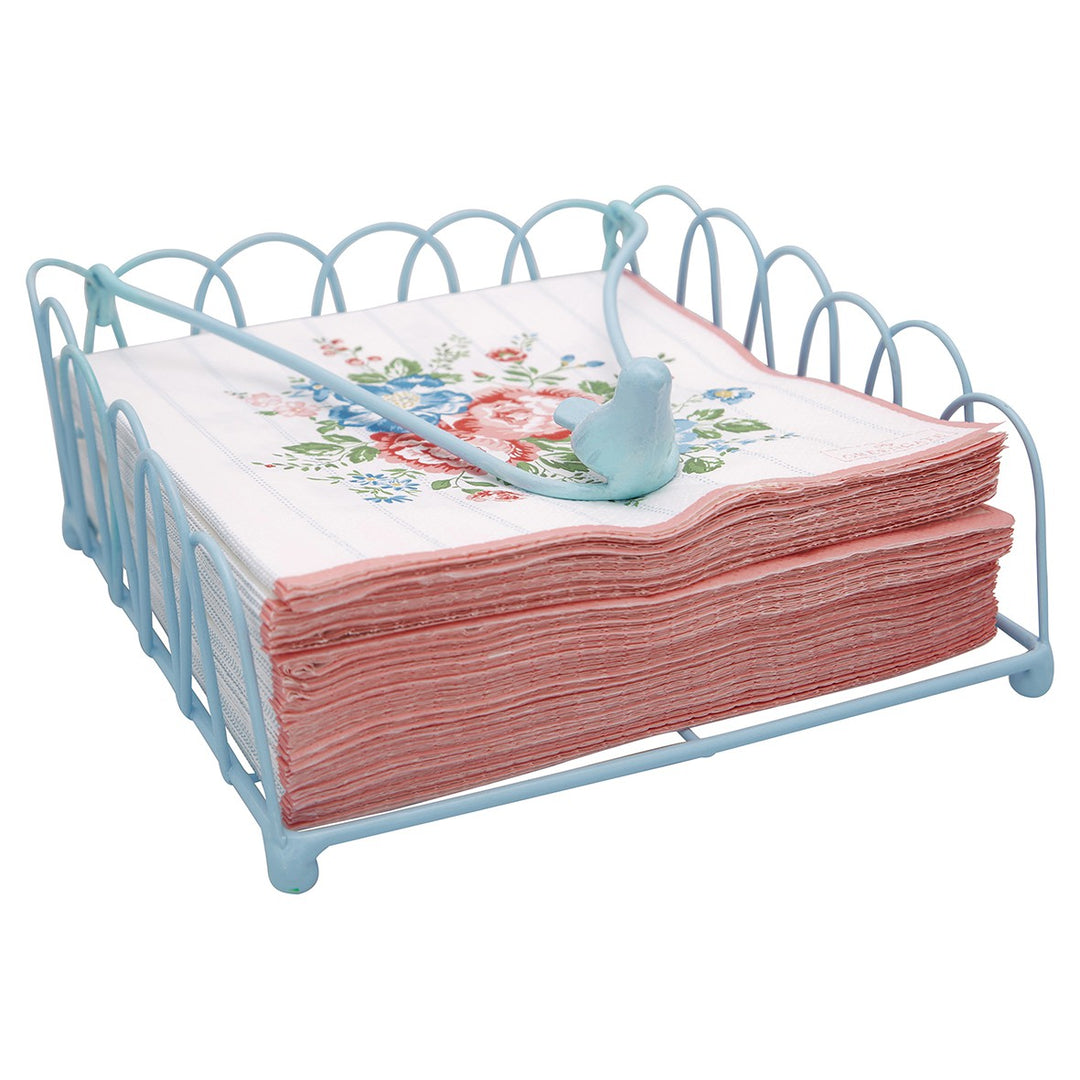Serviettenhalter Bird pale blue