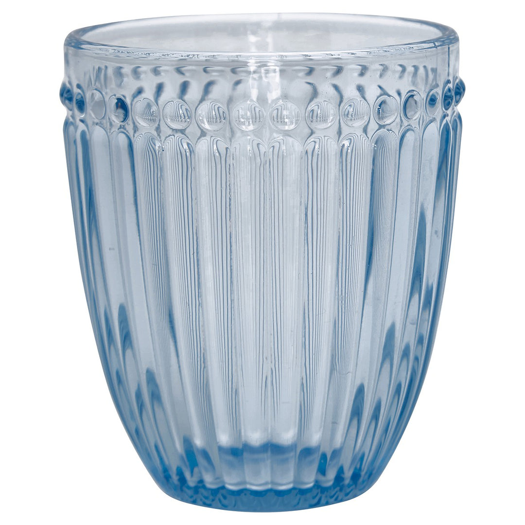 water glass Alice pale blue