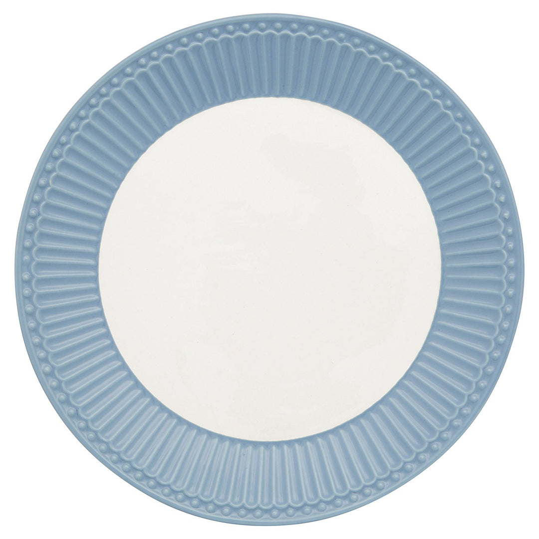 breakfast plate Alice sky blue