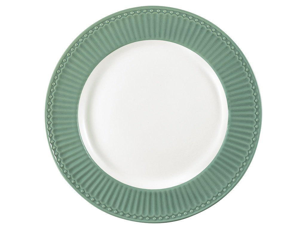 dinner plate Alice dusty green