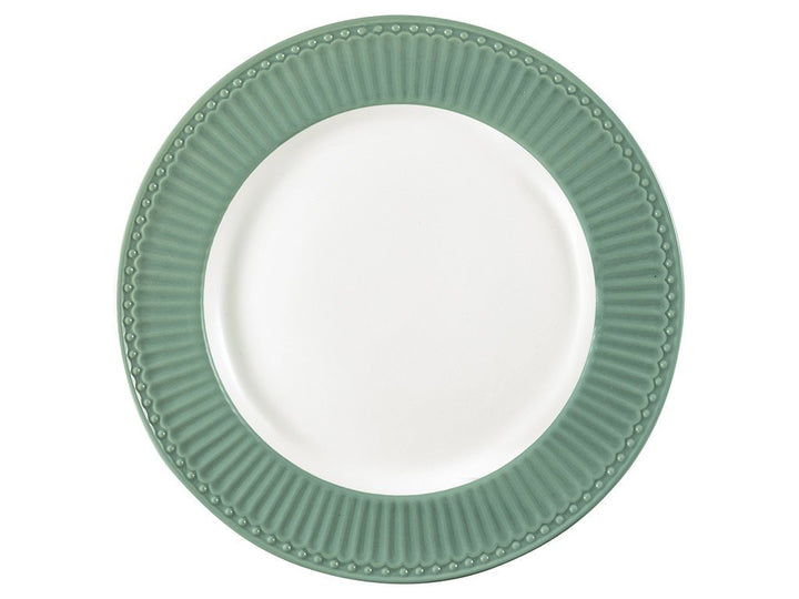 dinner plate Alice dusty green