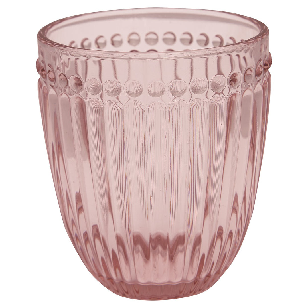 water glass Alice pale pink