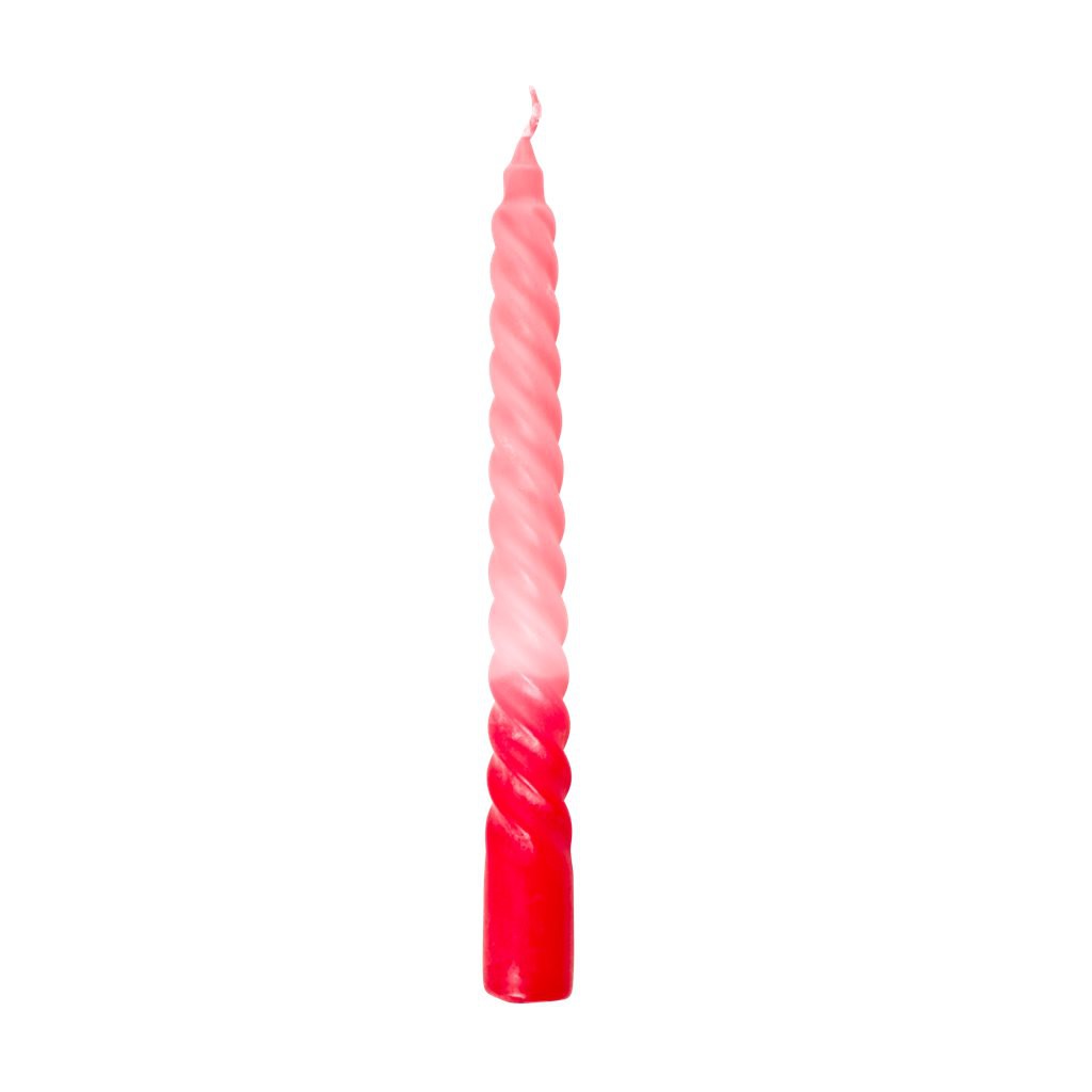 Twisted Candle - Red