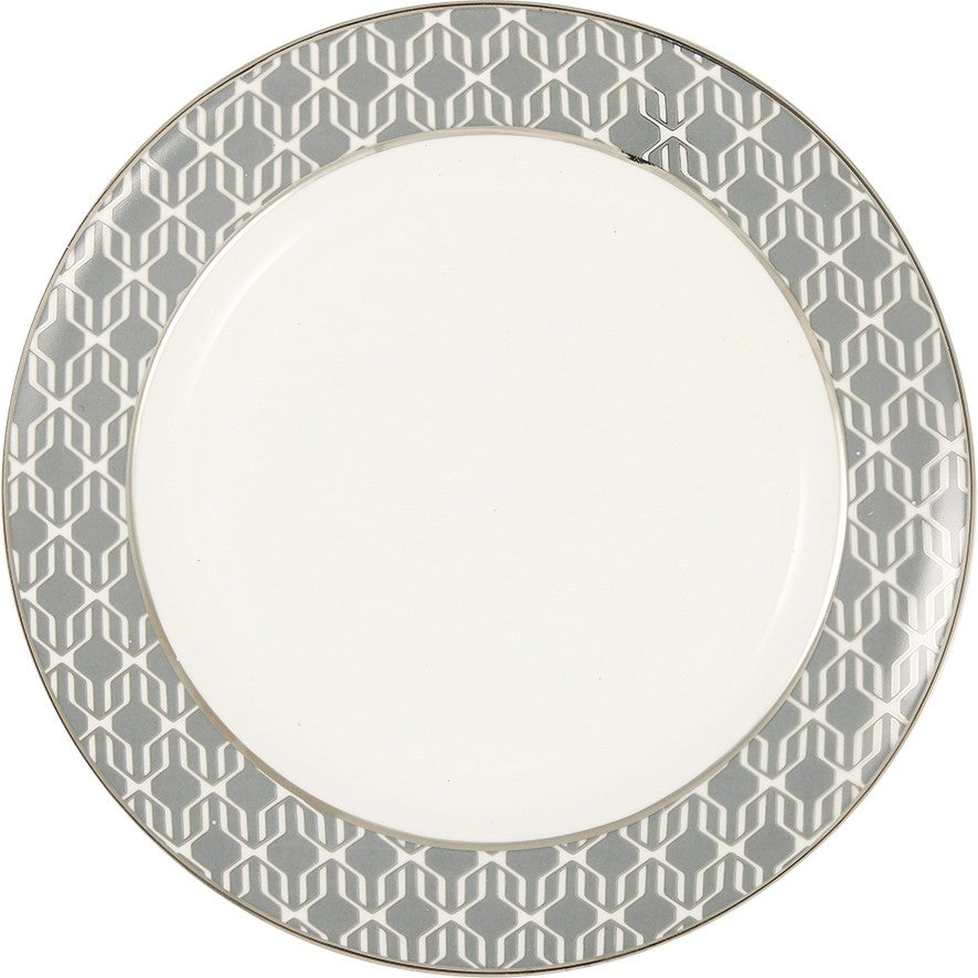 Plate Rani dark grey