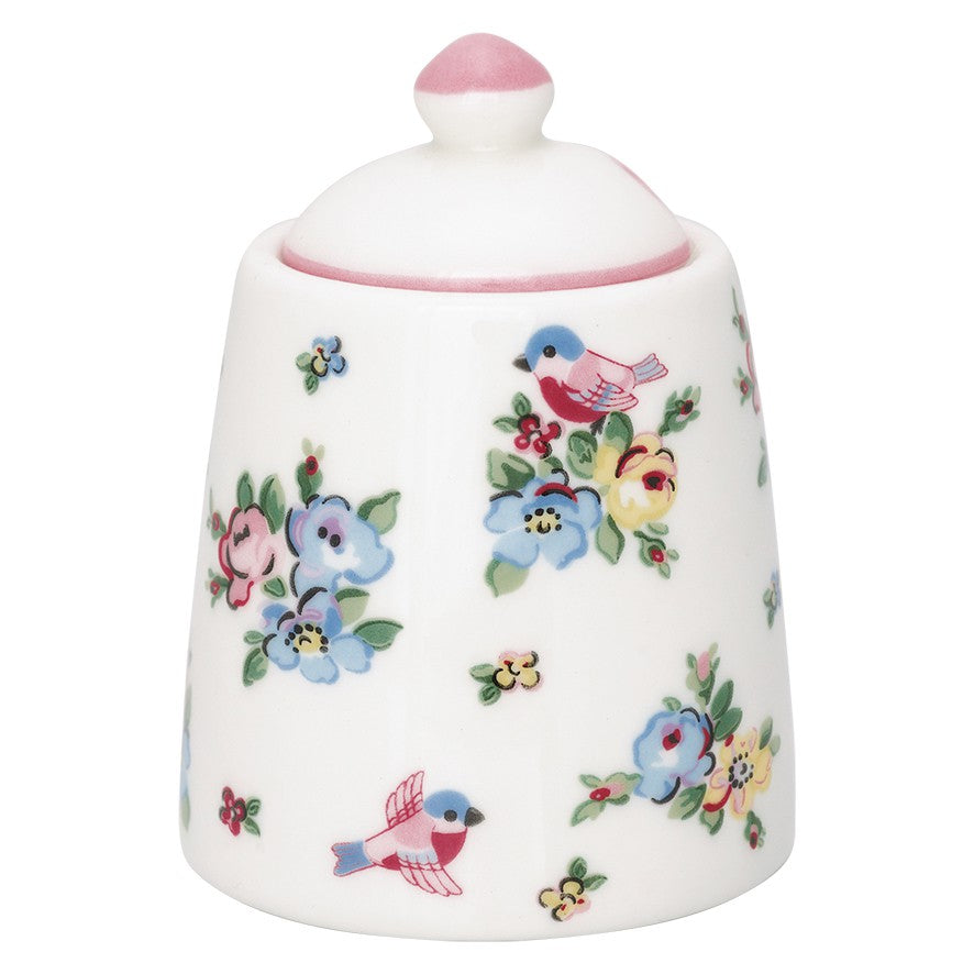 sugar bowl Ellie white