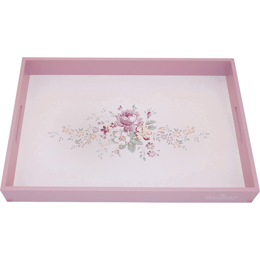 Holztablett Marie dusty rose large