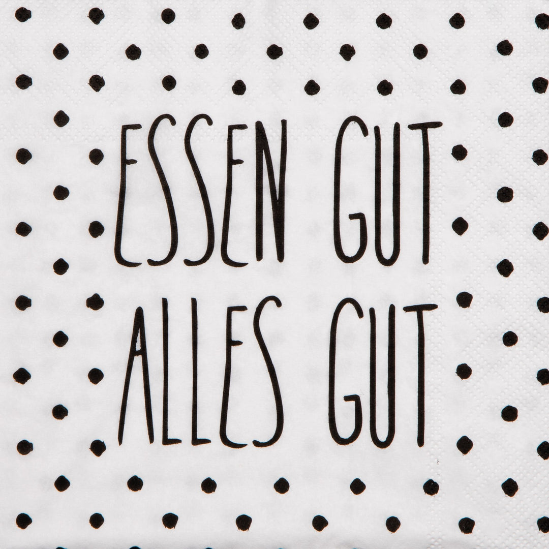 Papierservietten "Essen gut alles gut"