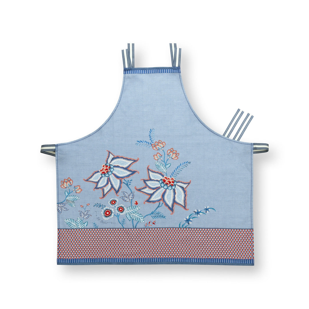 Schürze Flower Festival Blue 85x88 cm
