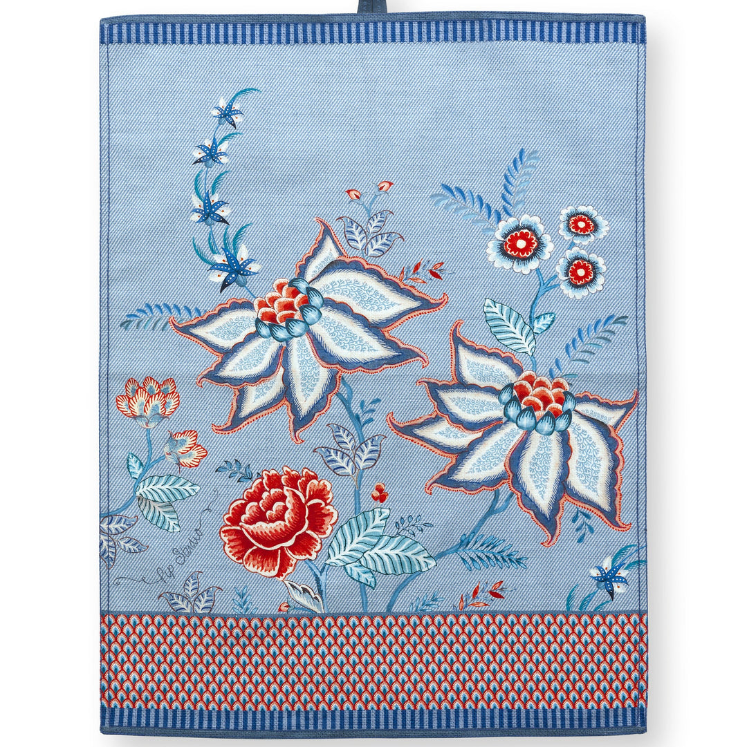 Geschirrtuch Flower Festival Blue 50x70 cm