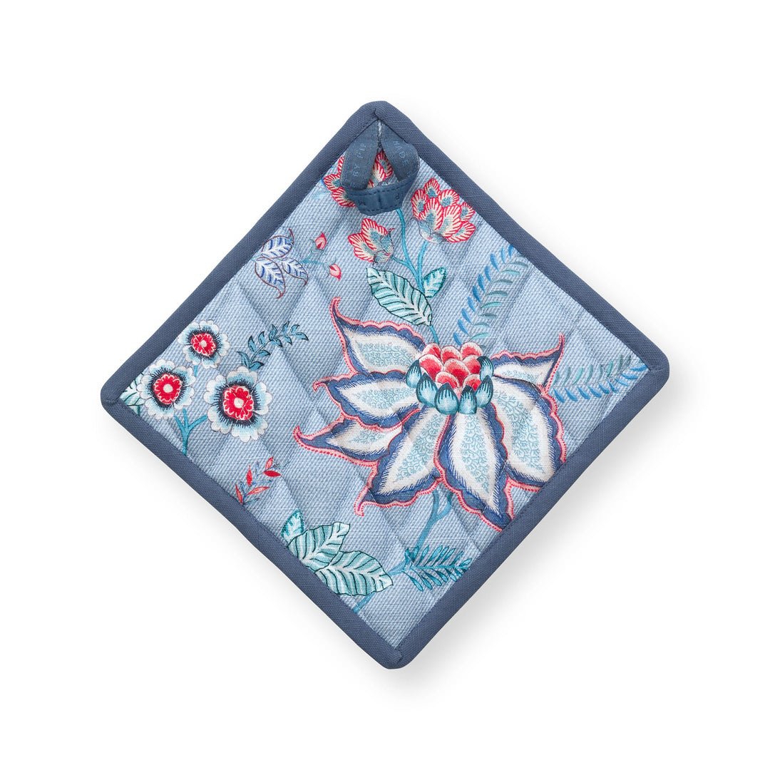 Potholder Flower Festival Blue 22x22 cm