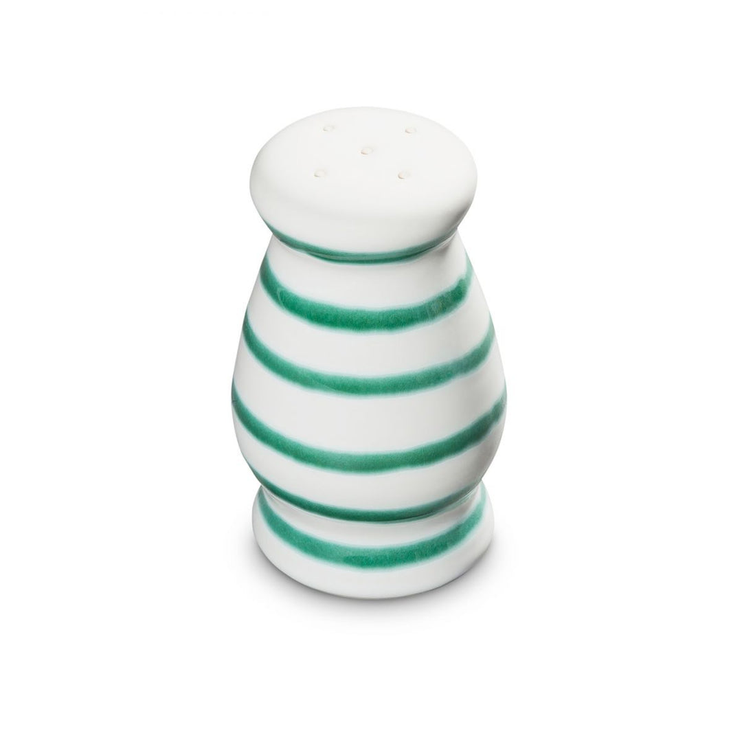 Green-flamed, salt shaker bulbous