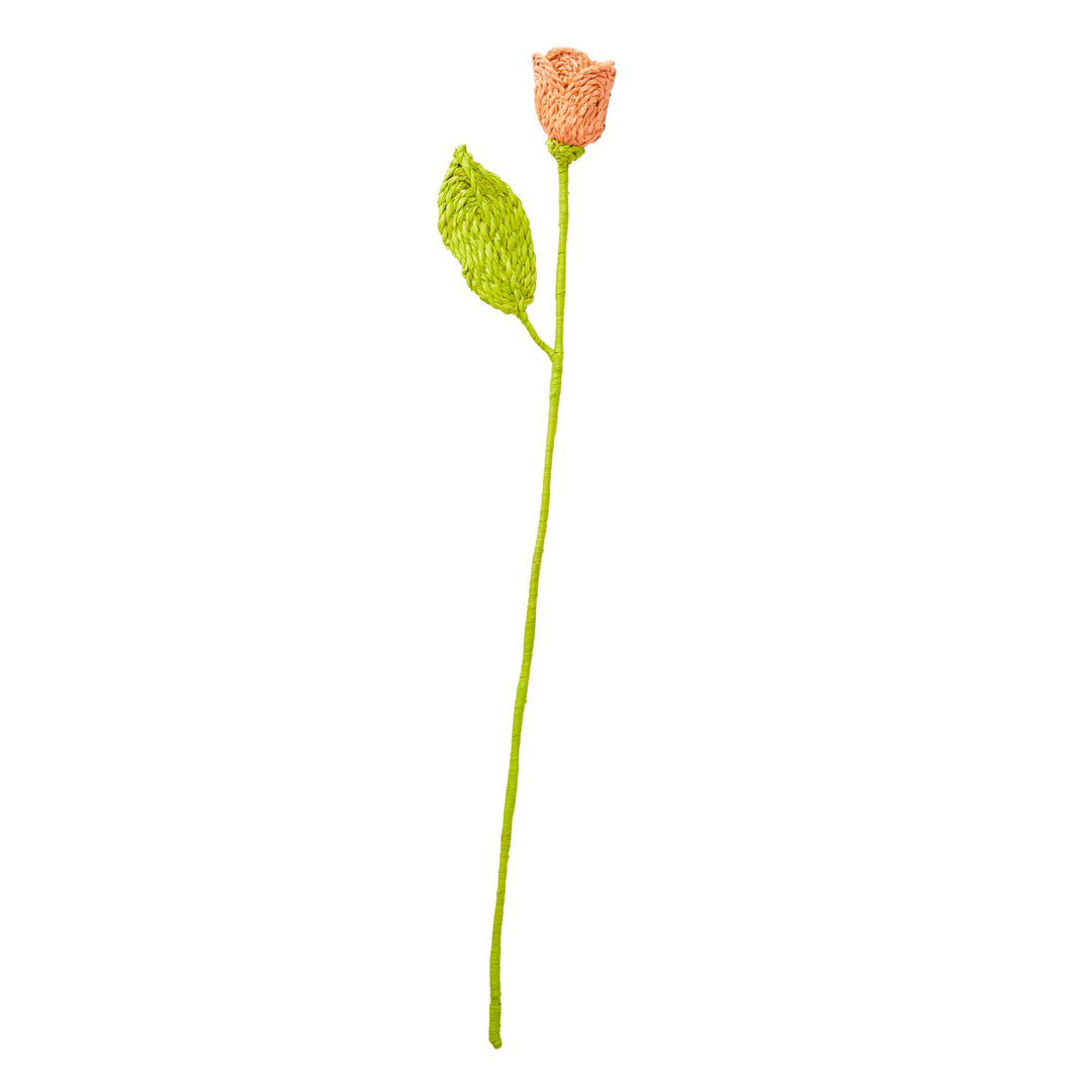 Raffia Blume - Apricot