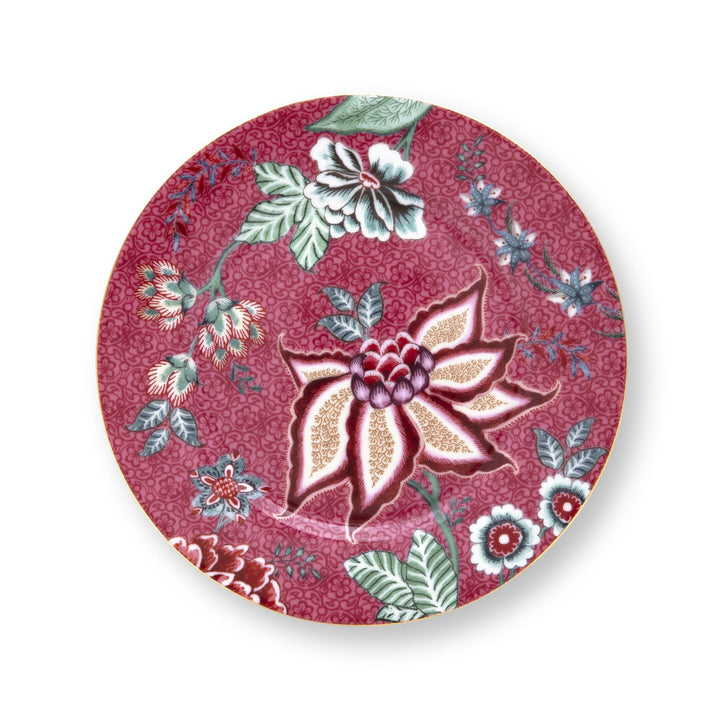 Plate Flower Festival Dark Pink 17 cm