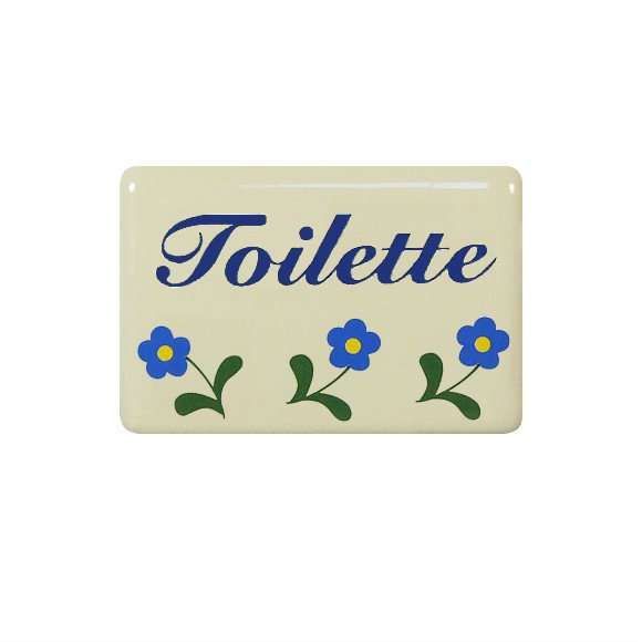 Schild "Toilette"