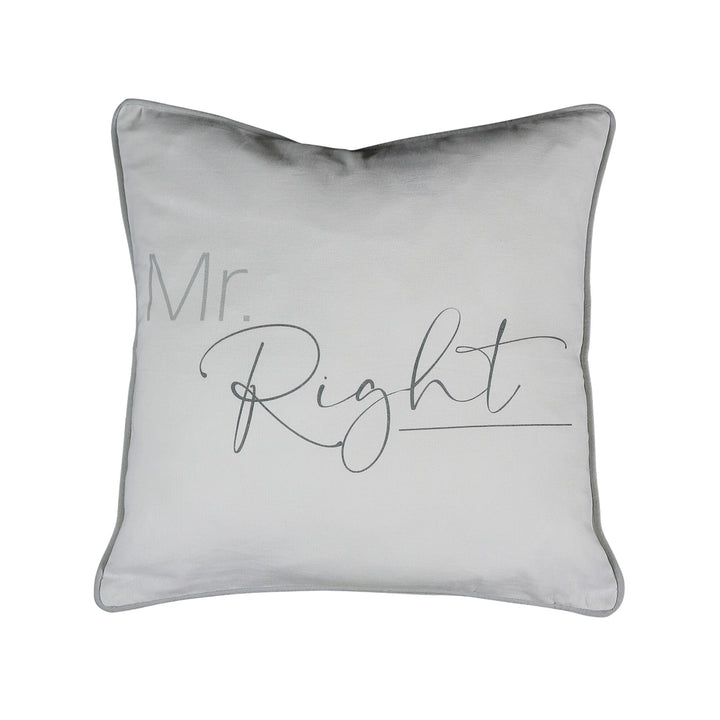 cotton pillow - Mr. Right