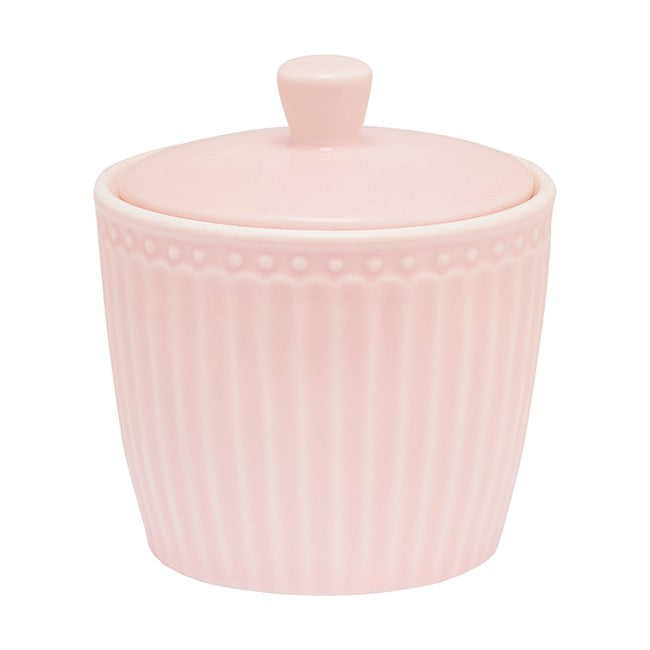 Sugar bowl Alice pale pink