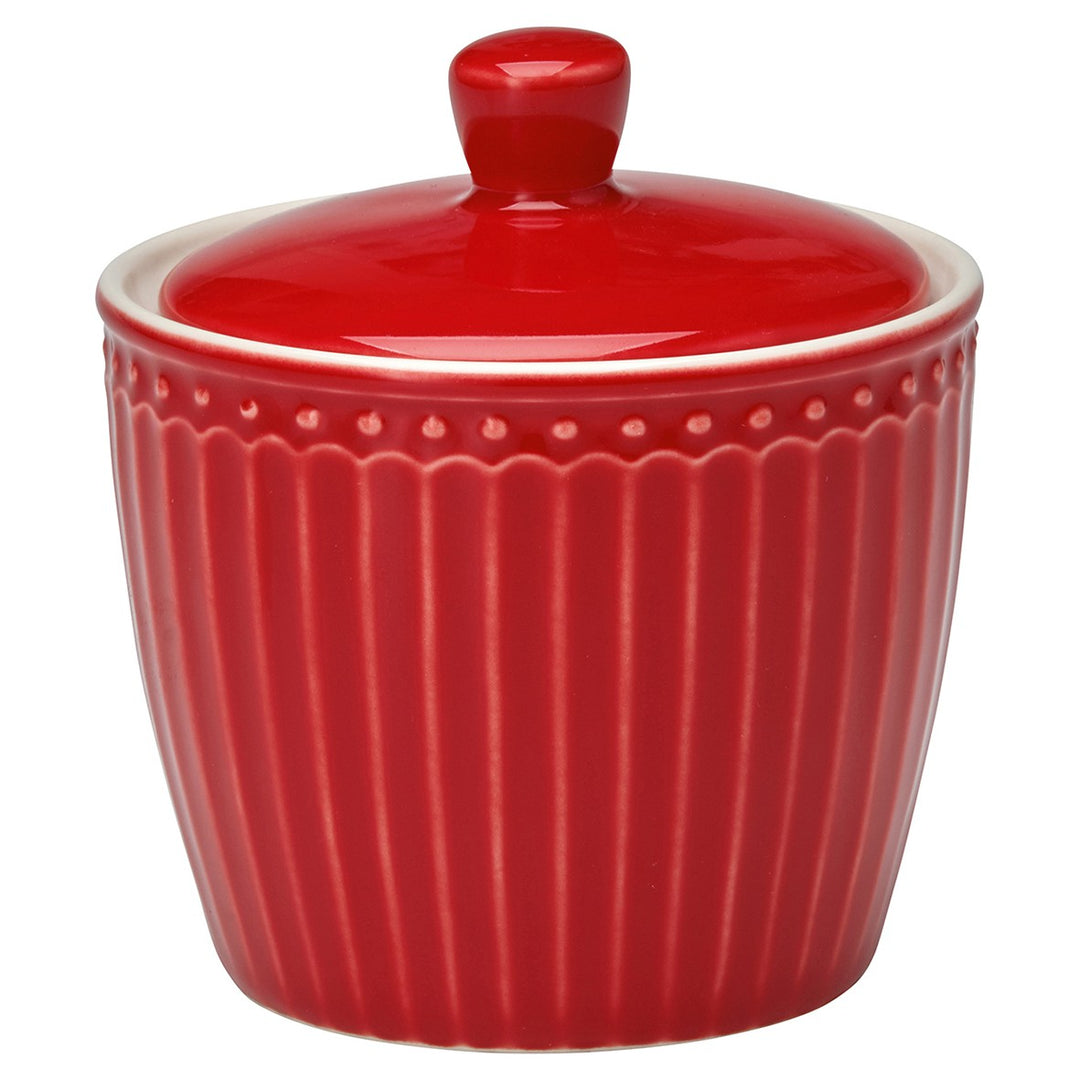 sugar bowl Alice red