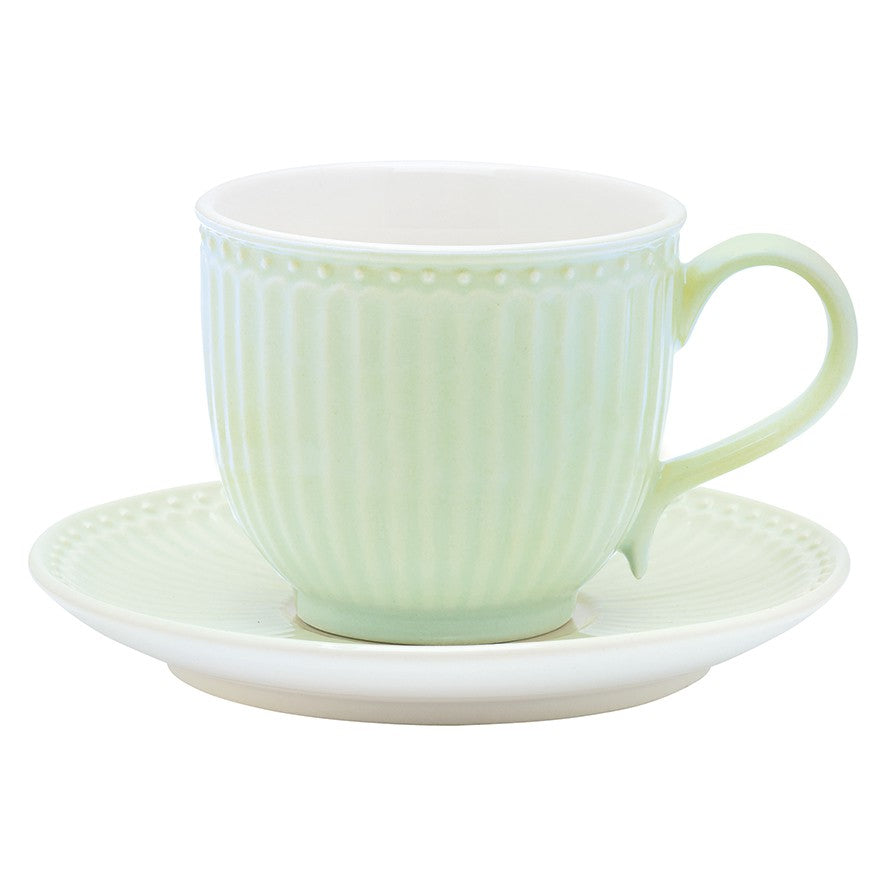 Tasse mit Untertasse Alice pale green