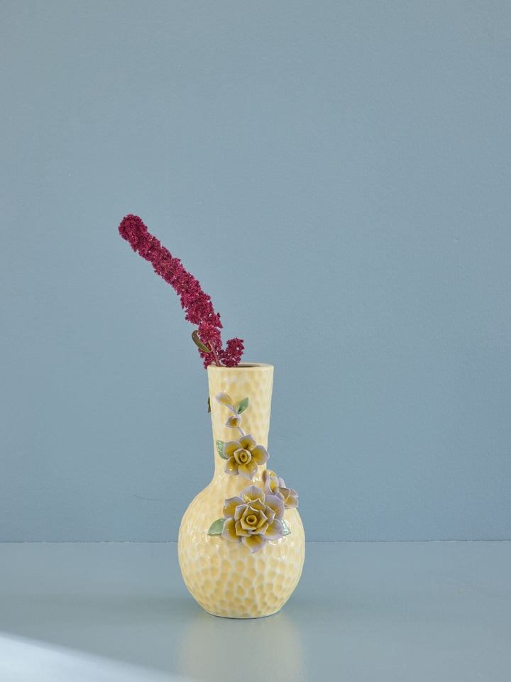 Ceramic Vase - Light Yellow