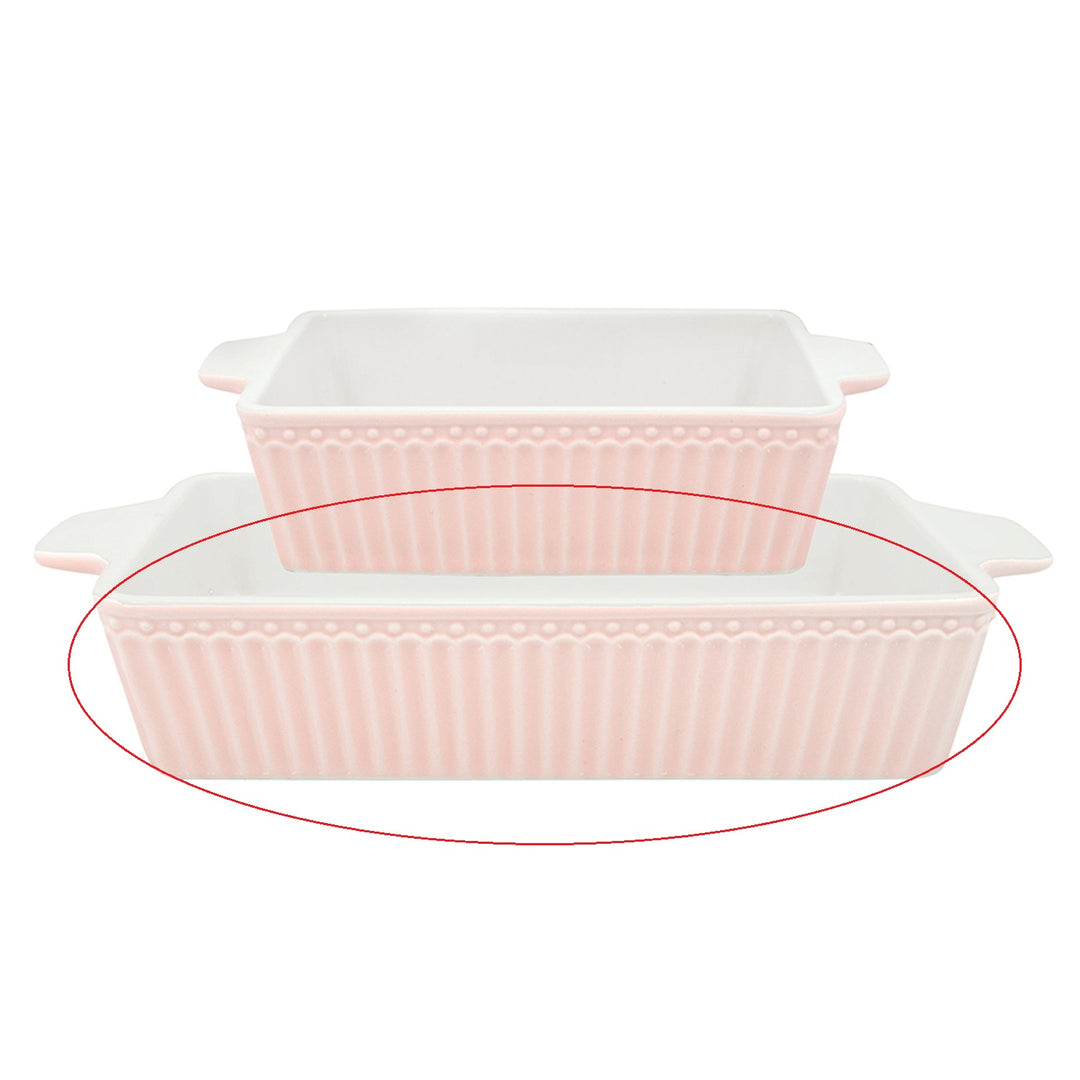casserole dish Alice pale pink